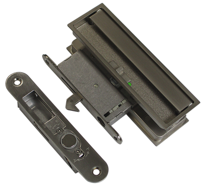 KURIKI Japan door hook latch set with auto-latching mechanism, lock case, puller, and strike plate