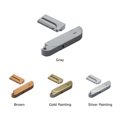 KURIKI Japan door soft closing kit, product display showing multiple colors